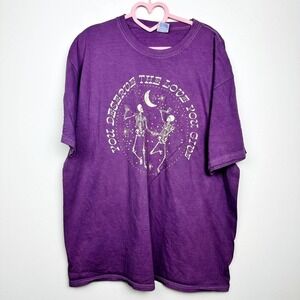 You Deserve The Love You Give Graphic Cotton Unisex T-Shirt Purple Size XL